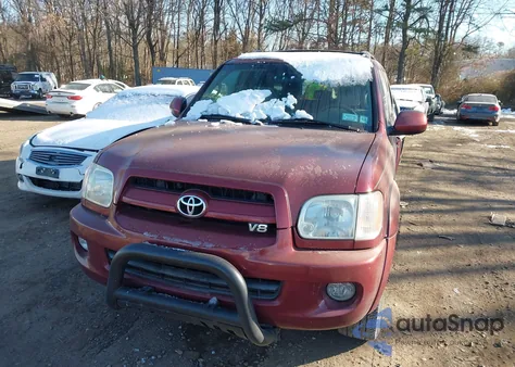 2007 Toyota Sequoia Sr5 V8 z USA, uszkodzony, nr VIN 5TDBT44A97S291129